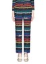 Main View - Click To Enlarge - GUCCI - Rainbow print silk pyjama pants