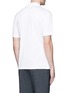 Back View - Click To Enlarge - ALEXANDER MCQUEEN - Logo stud placket polo shirt