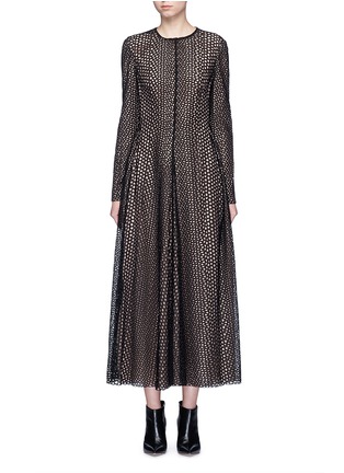 Main View - Click To Enlarge - LANVIN - Eyelet broderie anglaise dress