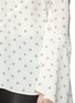 Detail View - Click To Enlarge - GIVENCHY - Bell cuff star print silk top