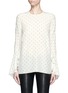 Main View - Click To Enlarge - GIVENCHY - Bell cuff star print silk top