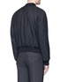 Back View - Click To Enlarge - ALEXANDER MCQUEEN - Padded wool bomber jacket