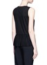 Back View - Click To Enlarge - THEORY - 'Elvnee' plissé pleat peplum jersey top
