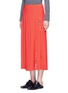 Front View - Click To Enlarge - EMILIO PUCCI - 'Cady' check star print pleated maxi skirt