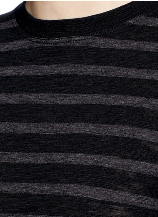 Detail View - Click To Enlarge - VINCE - Stripe cotton jersey T-shirt