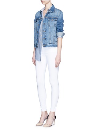 Figure View - Click To Enlarge - L'AGENCE - 'The Chantal' skinny ankle grazer jeans
