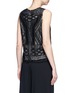 Back View - Click To Enlarge - ALICE & OLIVIA - 'Sharla' tribal sequin bead embellished top