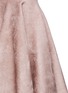 Detail View - Click To Enlarge - ALAÏA - Velour knit flared skirt