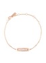 Main View - Click To Enlarge - MESSIKA - 'Baby Move' diamond 18k rose gold bracelet