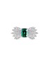 Main View - Click To Enlarge - MELVILLE FINE JEWELLERY - Northern Light II' diamond pavé tourmaline 18k white gold ring