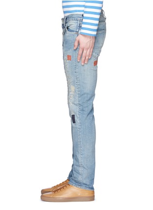 Detail View - Click To Enlarge - FDMTL - 'Figure Case Study 201' boro patchwork jeans
