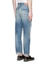 Back View - Click To Enlarge - FDMTL - 'Origin Case Study 24' sashiko boro patchwork jeans