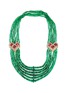 Main View - Click To Enlarge - MELLERIO - Diamond tourmaline deco emerald necklace