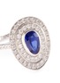 Detail View - Click To Enlarge - MELLERIO - LC-101247369-mounted diamond (ttl0.74cts 18K wgold Sapp1.44cts)ring MELLERIO