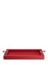 Main View - Click To Enlarge - PINETTI - Luxor small leather rectangle tray