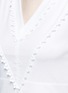 Detail View - Click To Enlarge - SEE BY CHLOÉ - Pompom trim cotton poplin T-shirt dress