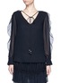 Main View - Click To Enlarge - SEE BY CHLOÉ - Ruffle sleeve blouse