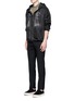Figure View - Click To Enlarge - GIVENCHY - Barb wire Jesus print windbreaker jacket