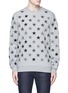 Main View - Click To Enlarge - GIVENCHY - Star embroidery cotton sweatshirt
