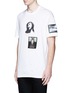 Front View - Click To Enlarge - GIVENCHY - Jesus patch distressed cotton T-shirt