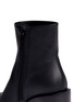 Detail View - Click To Enlarge - ANN DEMEULEMEESTER - Leather wedge ankle boots