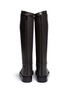 Back View - Click To Enlarge - ANN DEMEULEMEESTER - Buckle strap leather riding boots