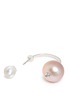 Detail View - Click To Enlarge - DELFINA DELETTREZ - 'Pearl Piercing' 18k white gold single earring