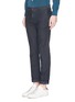 Front View - Click To Enlarge - INCOTEX - Washed stretch twill slim fit chinos
