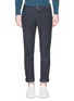 Main View - Click To Enlarge - INCOTEX - Washed stretch twill slim fit chinos