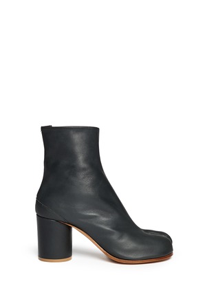 Main View - Click To Enlarge - MAISON MARGIELA - 'Tabi' leather ankle boots