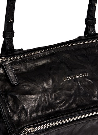 Detail View - Click To Enlarge - GIVENCHY - 'Pandora' mini washed lambskin leather bag