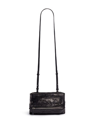 Main View - Click To Enlarge - GIVENCHY - 'Pandora' mini washed lambskin leather bag