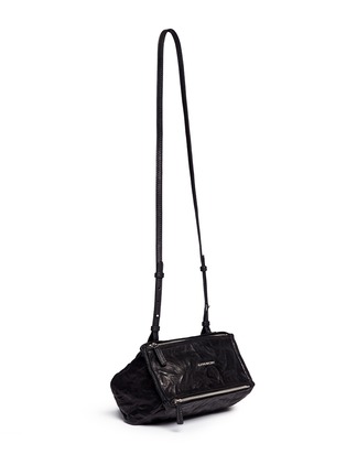 Figure View - Click To Enlarge - GIVENCHY - 'Pandora' mini washed lambskin leather bag