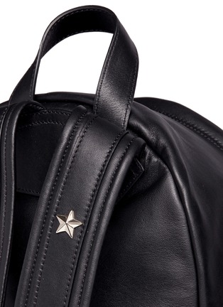 Detail View - Click To Enlarge - GIVENCHY - Sandy leather backpack