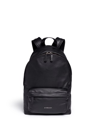 Main View - Click To Enlarge - GIVENCHY - Sandy leather backpack