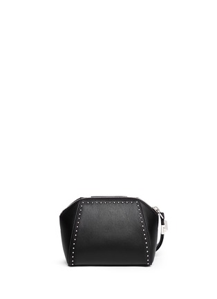 Back View - Click To Enlarge - GIVENCHY - 'Antigona' leather cosmetics pouch
