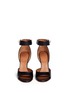 Figure View - Click To Enlarge - GIVENCHY - Shark tooth turn lock leather sandals