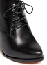 Detail View - Click To Enlarge - GIVENCHY - 'Pure' lace-up leather booties