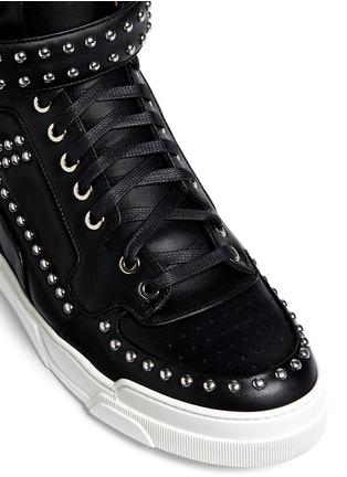 Detail View - Click To Enlarge - GIVENCHY - 'Tyson' stud leather high top sneakers