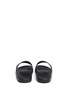 Back View - Click To Enlarge - GIVENCHY - Logo rubber slide sandals