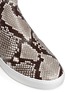 Detail View - Click To Enlarge - MICHAEL KORS - 'Keaton' snake effect leather high top boots