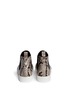 Back View - Click To Enlarge - MICHAEL KORS - 'Keaton' snake effect leather high top boots