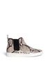 Main View - Click To Enlarge - MICHAEL KORS - 'Keaton' snake effect leather high top boots