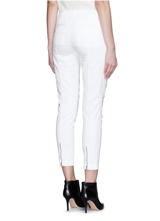 Back View - Click To Enlarge - J BRAND - 'Byrnes' zip cuff skinny cargo jeans