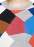 Detail View - Click To Enlarge - DIANE VON FURSTENBERG - 'Florencia' diamond patchwork wool sweater