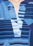 Detail View - Click To Enlarge - DIANE VON FURSTENBERG - 'Esti' diamond stripe print chiffon blouse
