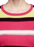 Detail View - Click To Enlarge - DIANE VON FURSTENBERG - 'Jolanta' variegated stripe cashmere sweater