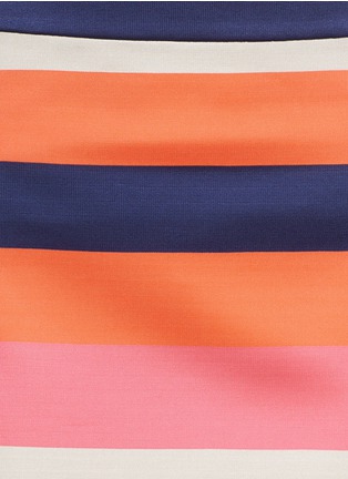 Detail View - Click To Enlarge - DIANE VON FURSTENBERG - 'Emmett' variegated stripe stretch skirt