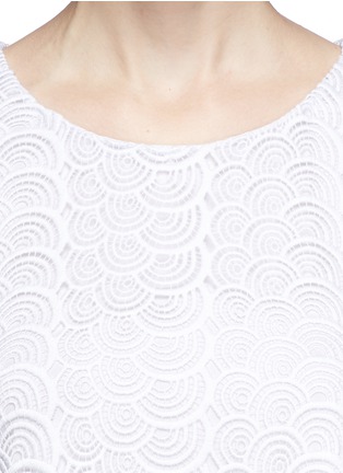 Detail View - Click To Enlarge - DIANE VON FURSTENBERG - 'Martina' crochet lace swing dress