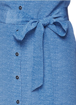 Detail View - Click To Enlarge - DIANE VON FURSTENBERG - 'Prita' denim print silk chiffon dress